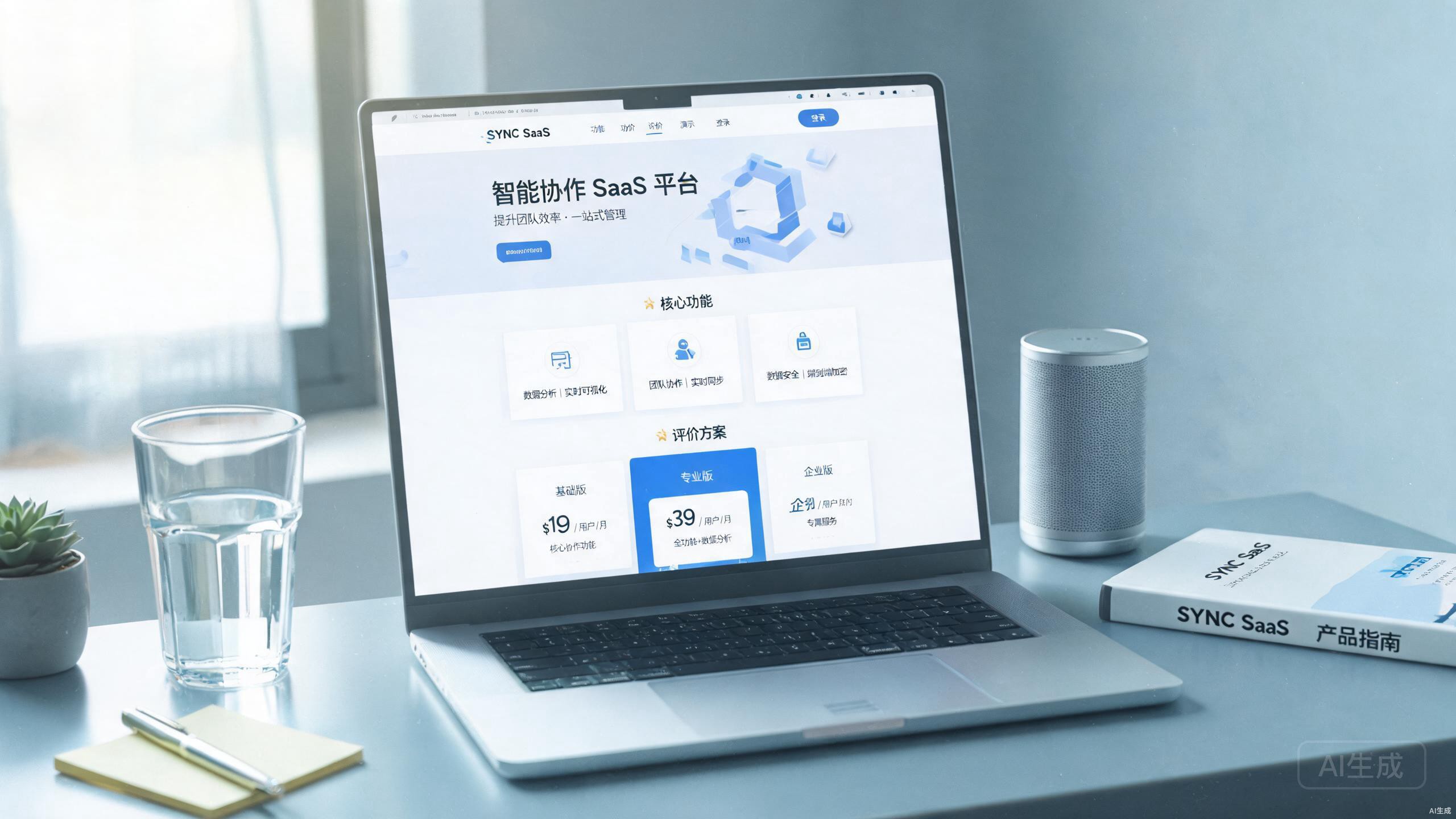 SaaS产品官网功能化表达案例